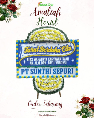 Papan Bunga Duka di Mulo