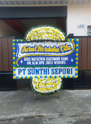 Papan Bunga Duka di Mulo